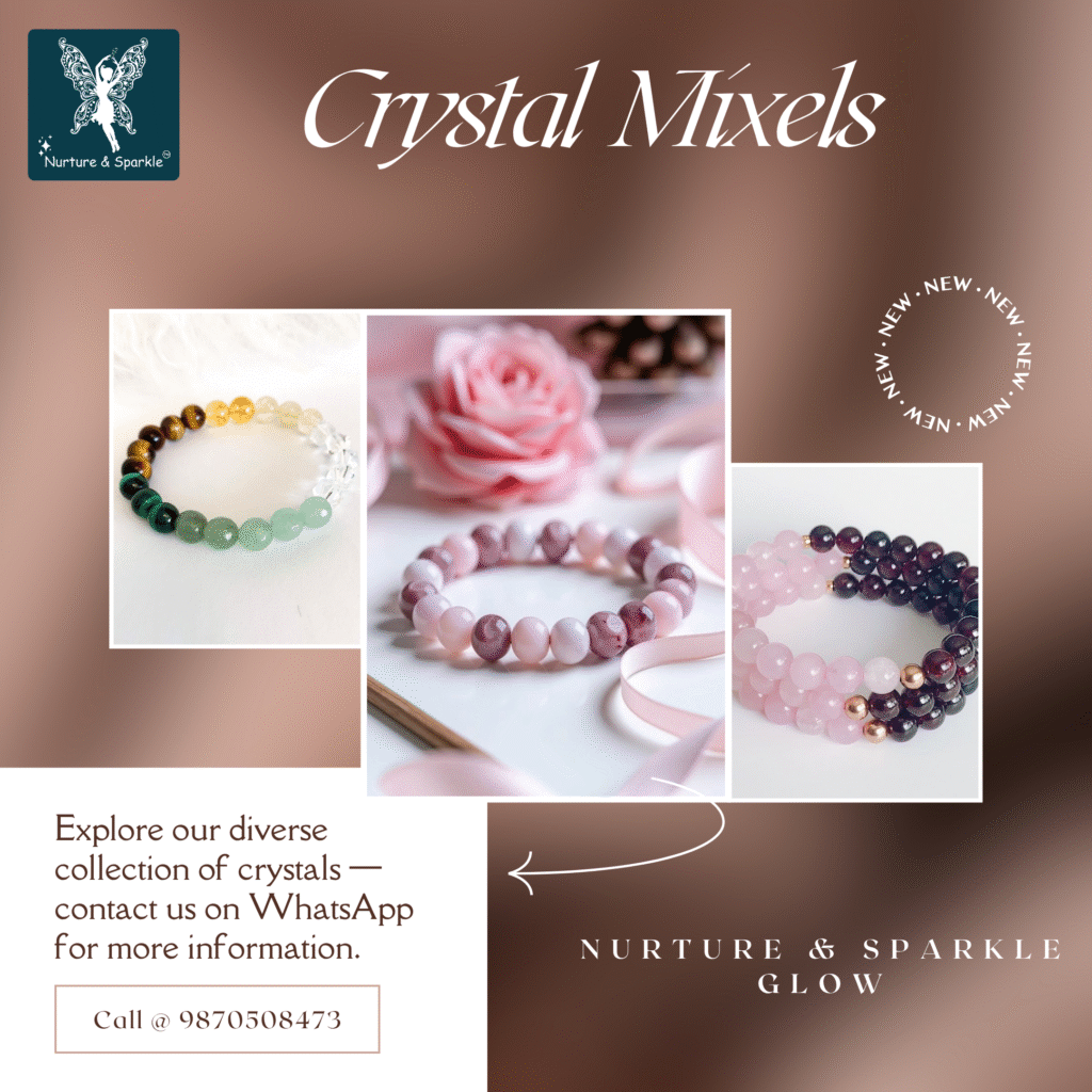 crystal combination bracelet